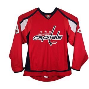 Washington Caps NHL Authentic Reebok Jersey #28 Alex Semin Sz 54 w/Fight Strap